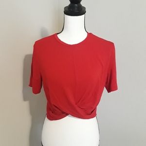 H&M Red Crop top size L